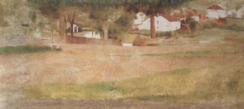 Fernand Khnopff View From the Bridge at Fosset oil painting picture